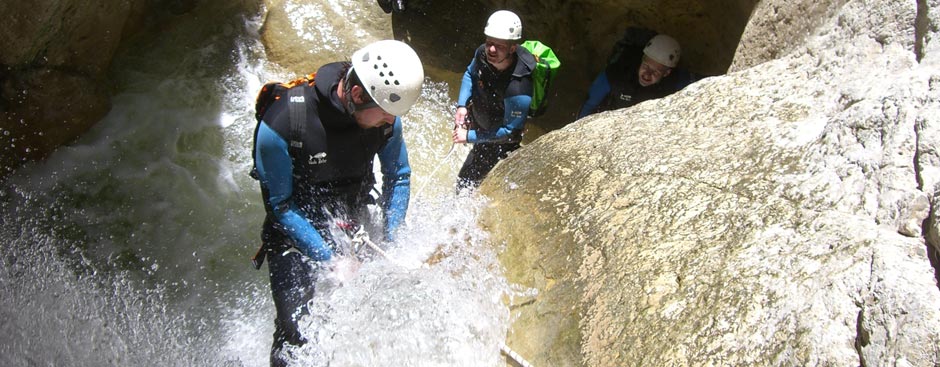 Canyoning, Schluchteln in Frankreich